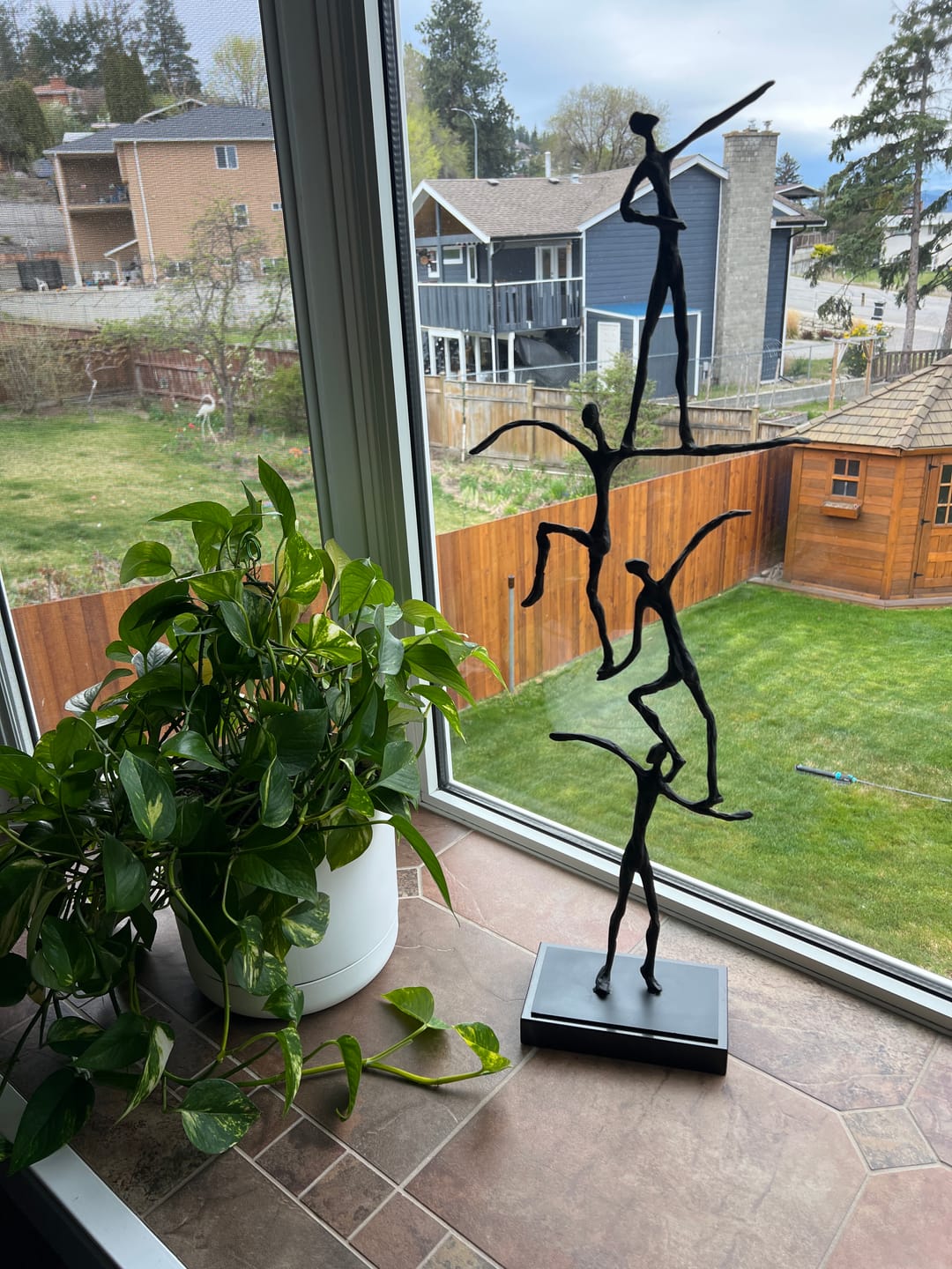 Customer photo review of Human Metal Sculpture #WH017