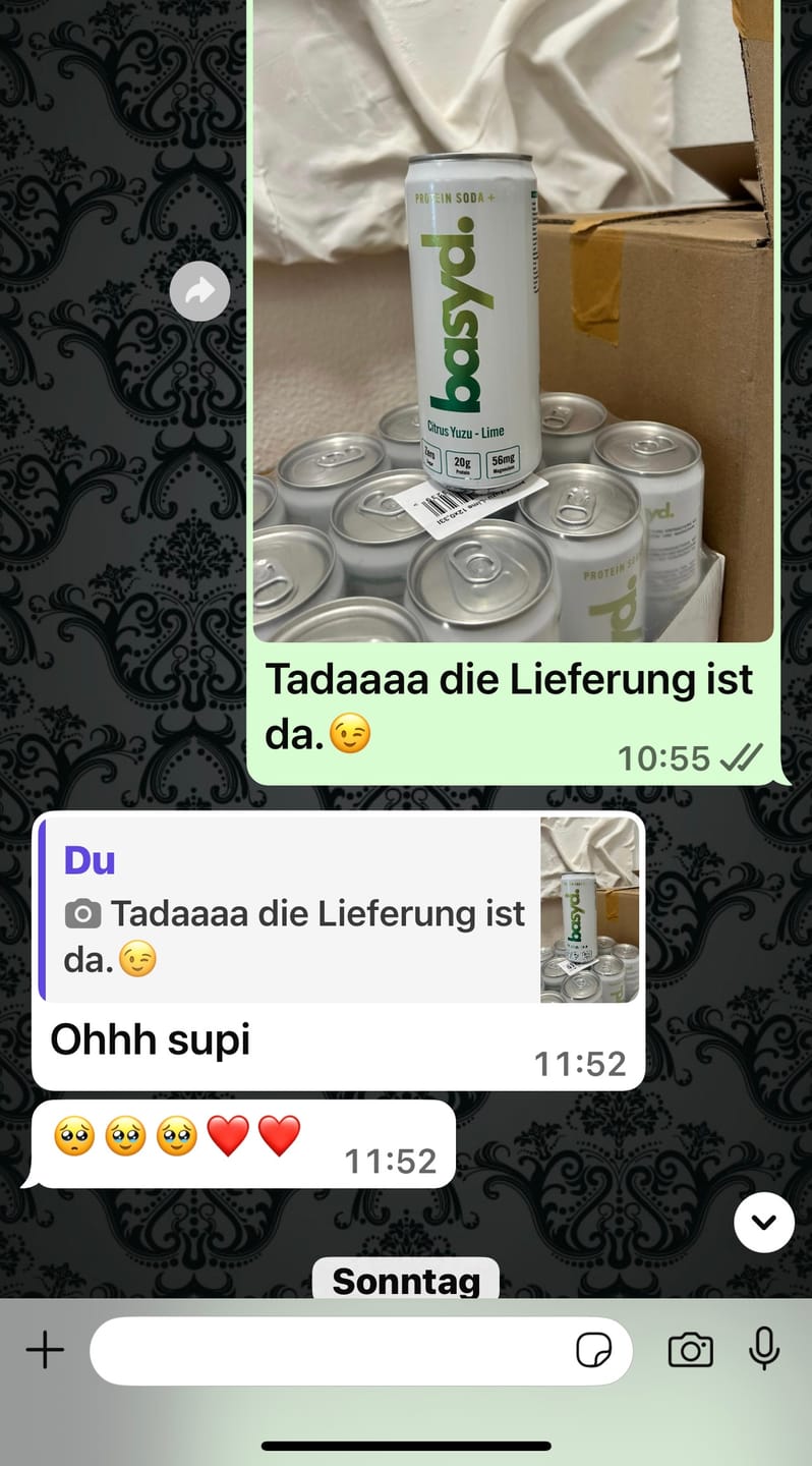 Customer photo review of Protein Soda +