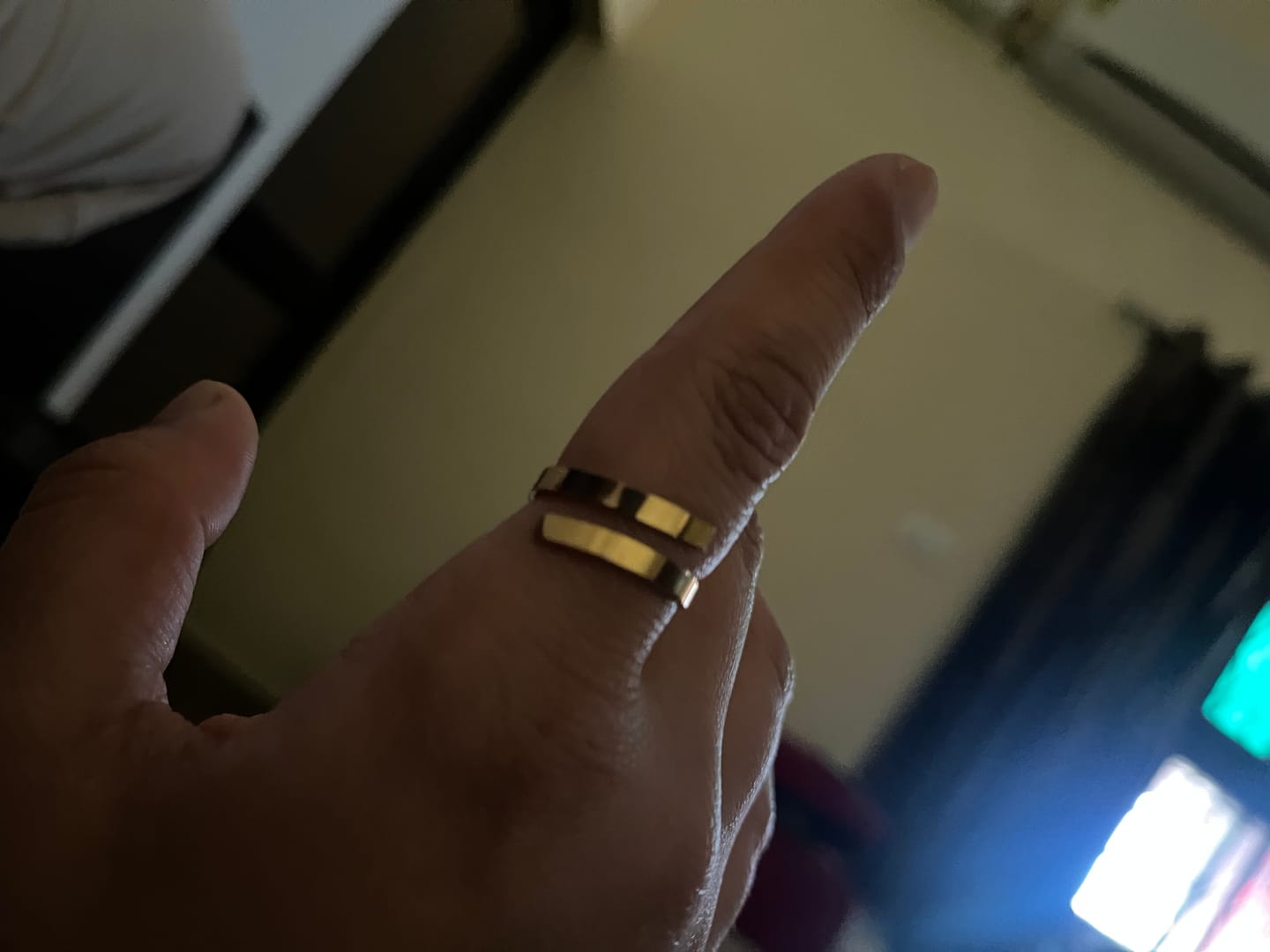 Customer photo review of Lovers Adjustable Ring