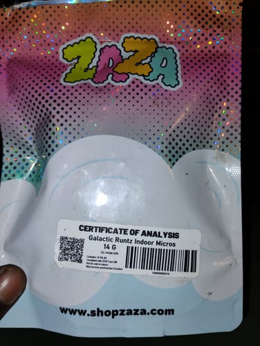 Customer photo review of Galactic Runtz Indoor Micros - 14 Grams - Indica