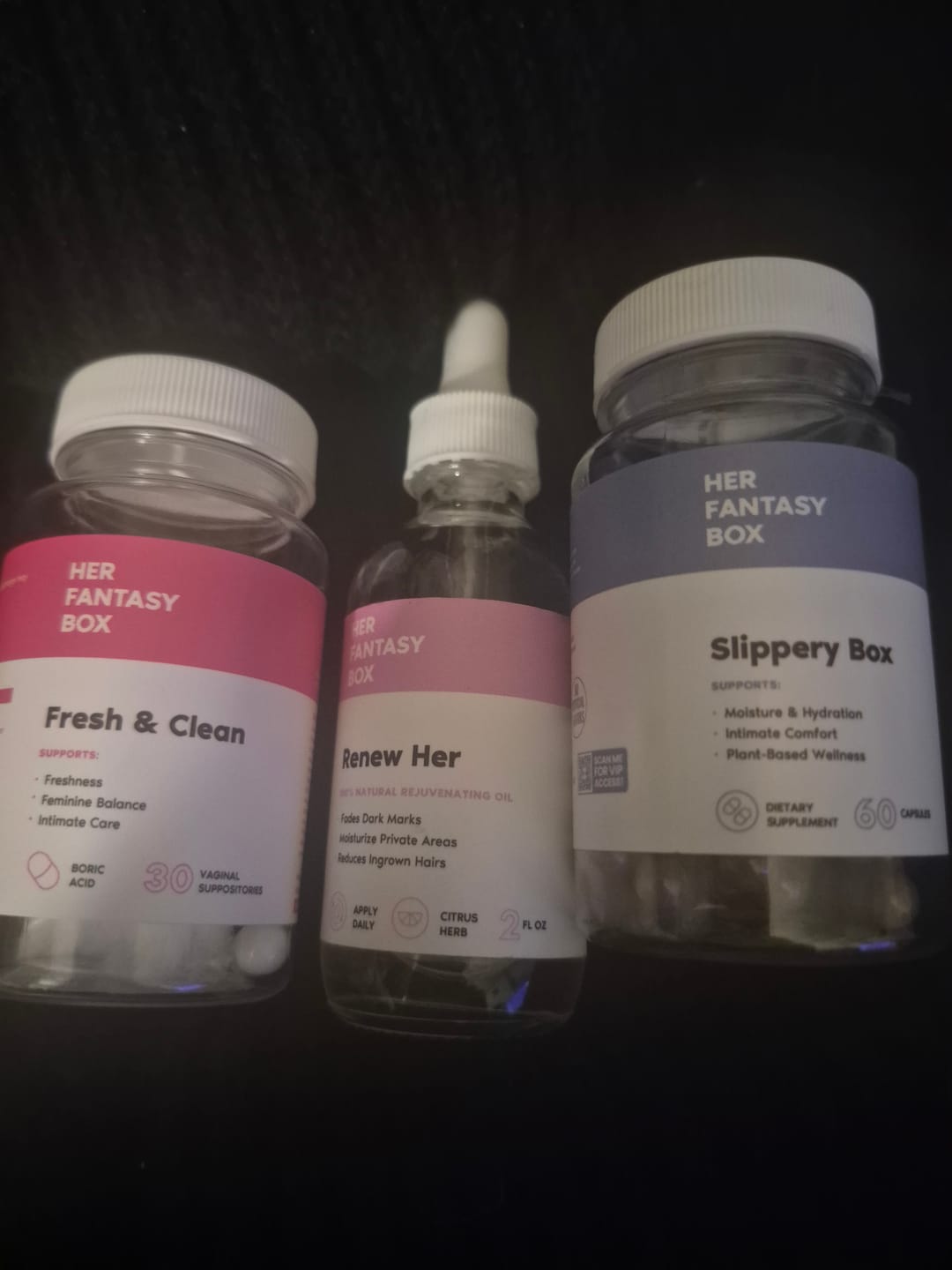 Customer photo review of Her Fantasy Bundle - Vaginal Care Products