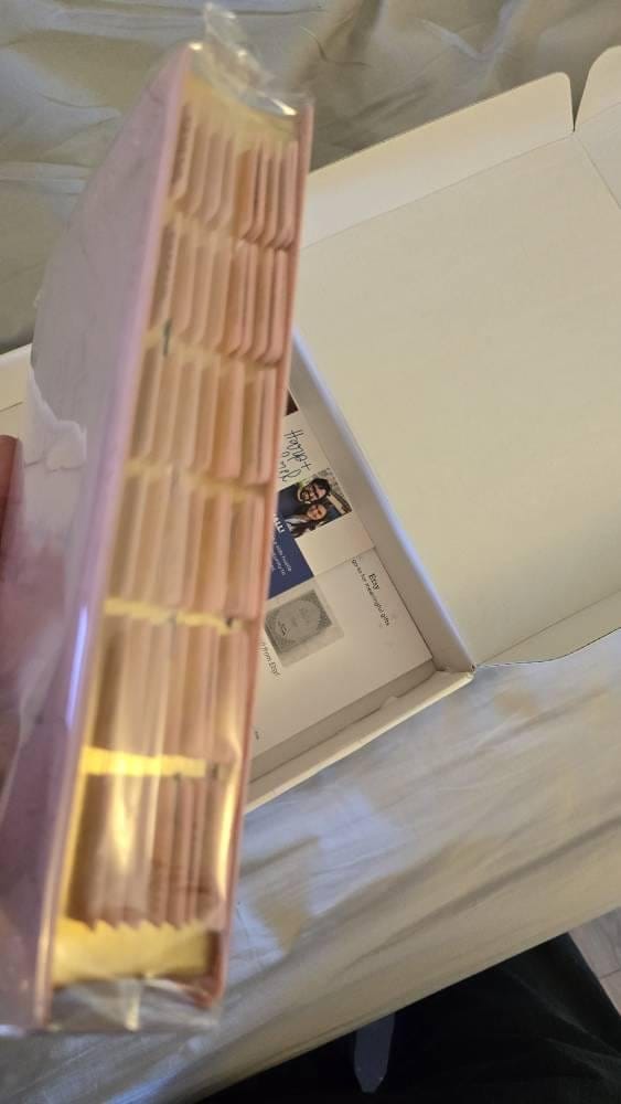 Customer photo review of Pink KJV Bible with Engraving and Tab Options