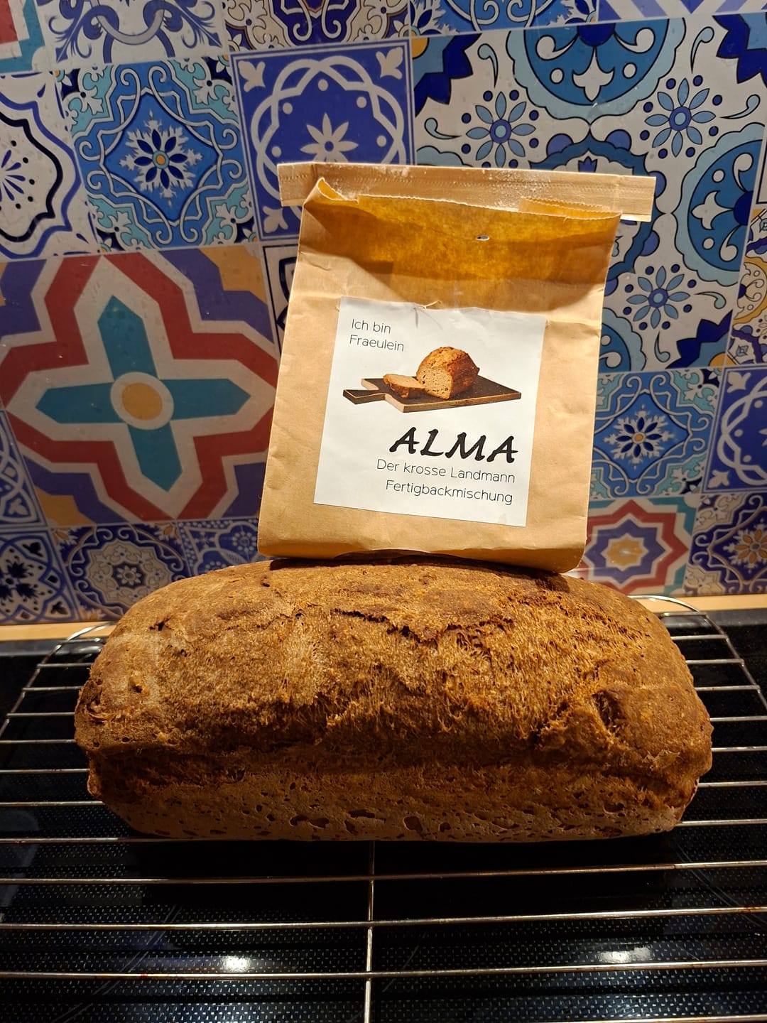 Customer photo review of ALMA -  glutenfreie Bio-Brotbackmischung