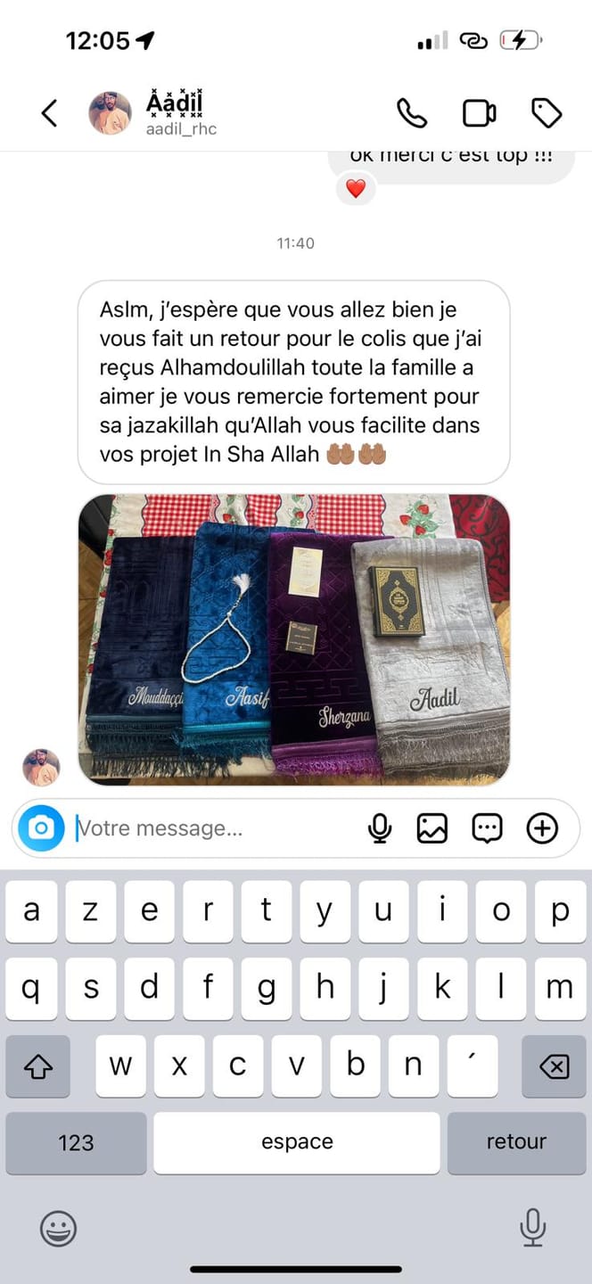 Customer photo review of Coffret  Baraka Gris