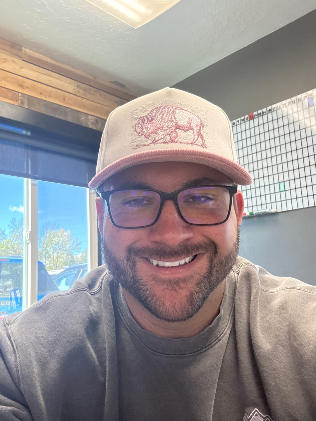Customer photo review of Stampede Corduroy Brim Hat