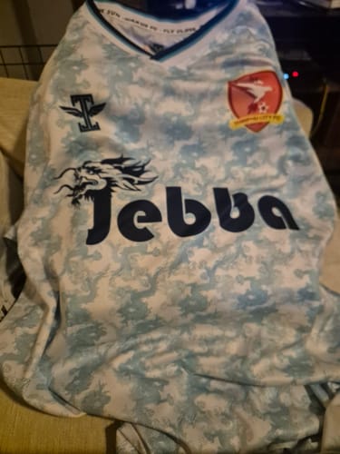 Customer photo review of Mens Mystery Football Shirt