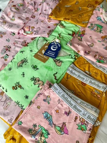 Customer photo review of Tea Party Bamboo Women's Pyjama Set