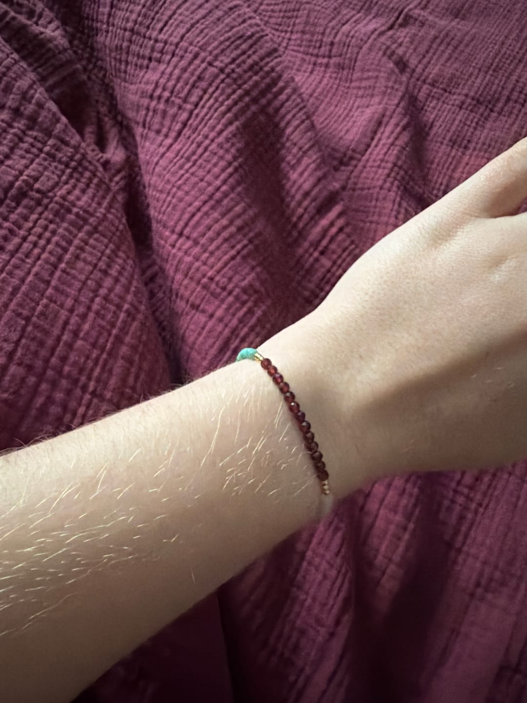 Customer photo review of Big Three - Geburtschart Armband