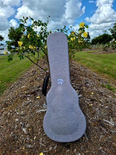 Customer photo review of Tenor Ukulele Hard Case suits Kala Revelator Gray Tweed Archtop GTT-AT