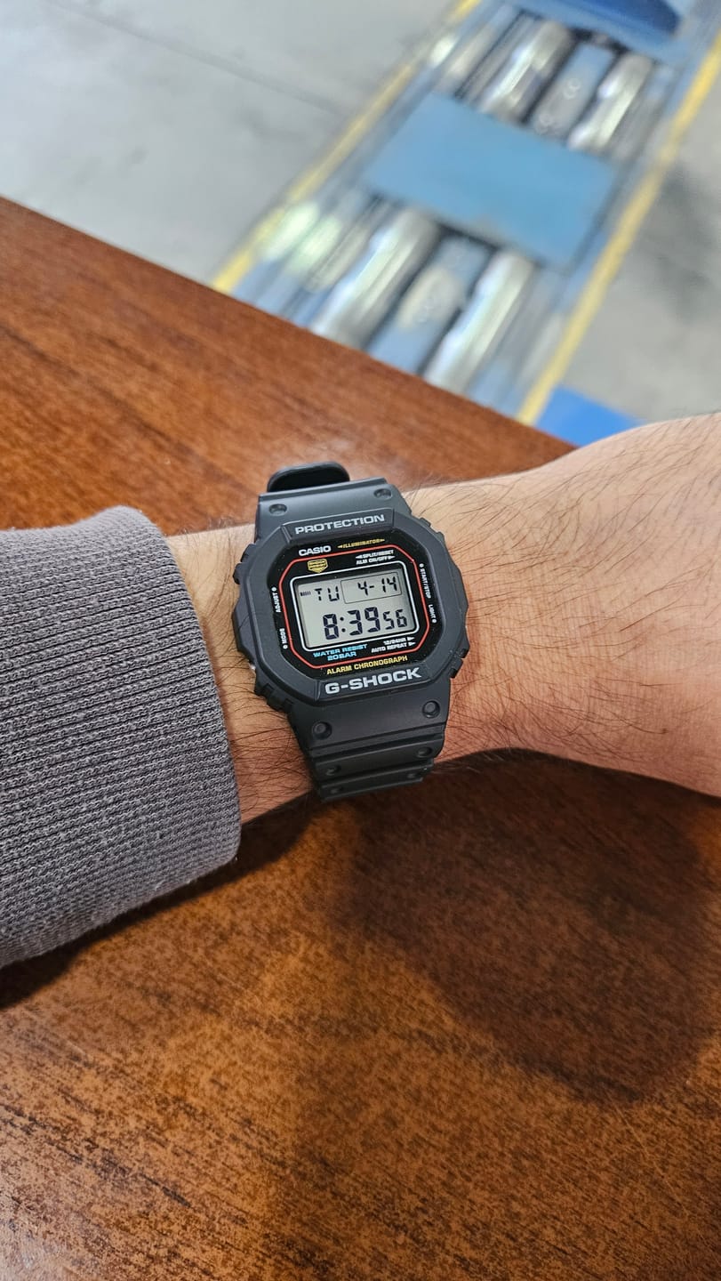 Customer photo review of Reloj Casio G-Shock Vintage DW-5600RL-1JF Negro JDM Edición 1983
