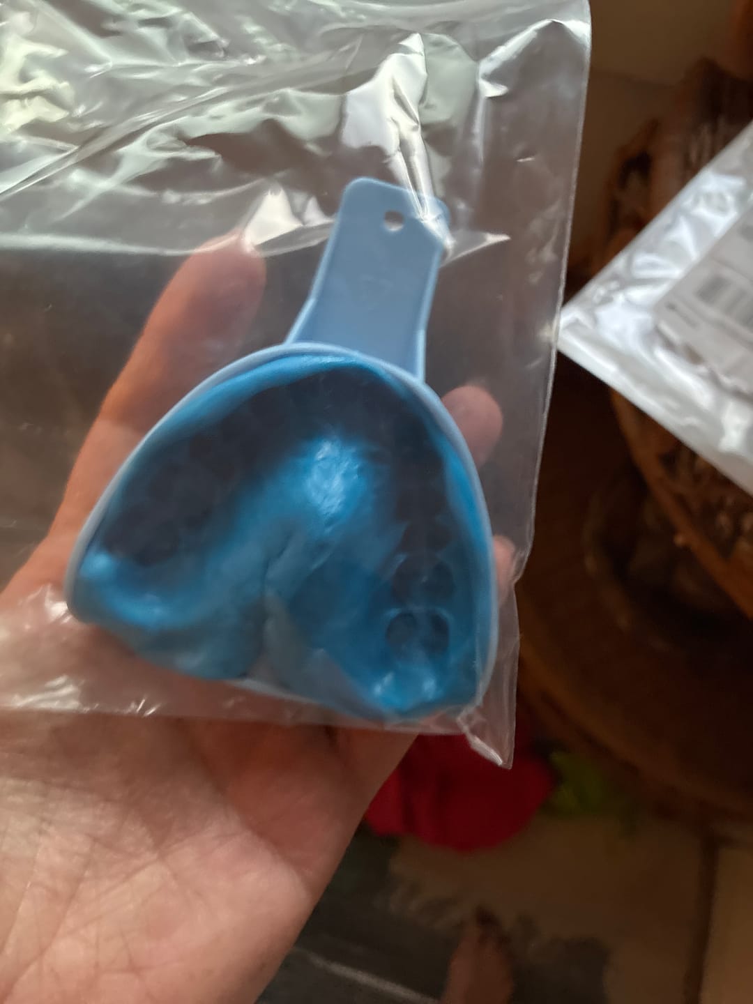 Customer photo review of Clear Custom Night Guard