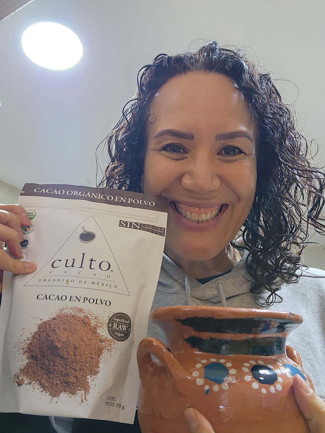 Customer photo review of Cacao Orgánico en Polvo (250gr)