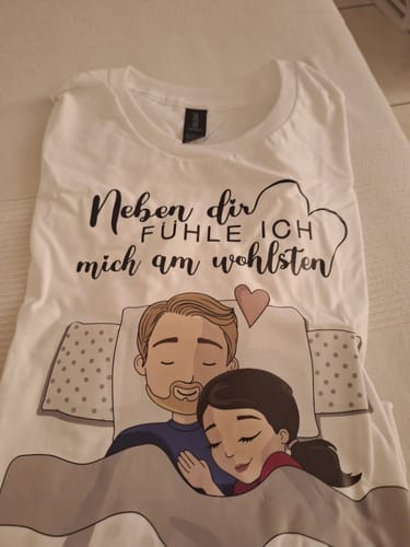 Customer photo review of Schlafmützen - Personalisiertes T-Shirt