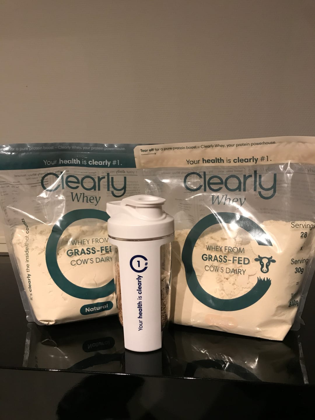 Customer photo review of Grass-fed Whey
