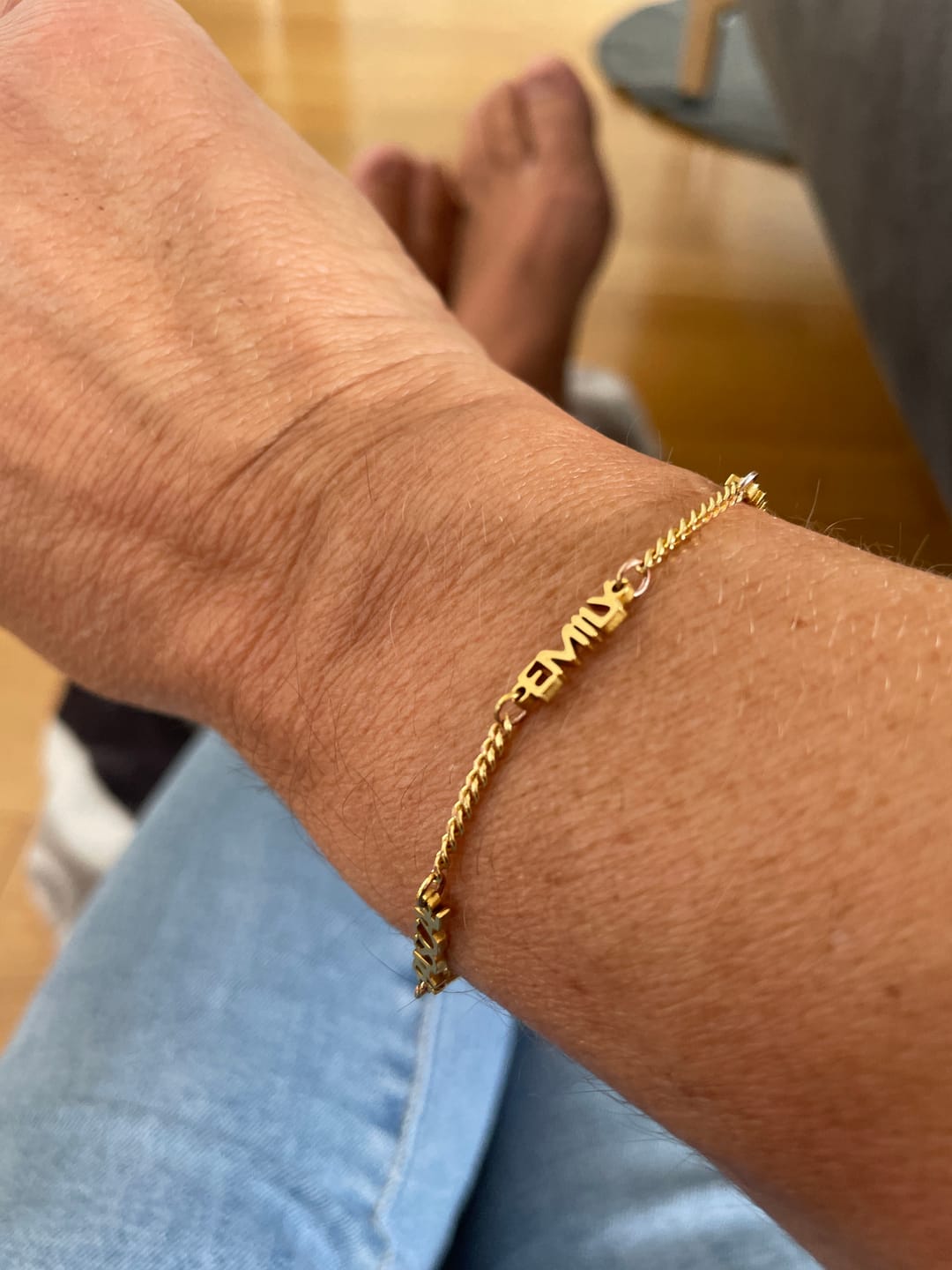 Customer photo review of Personalisiertes Namensarmband