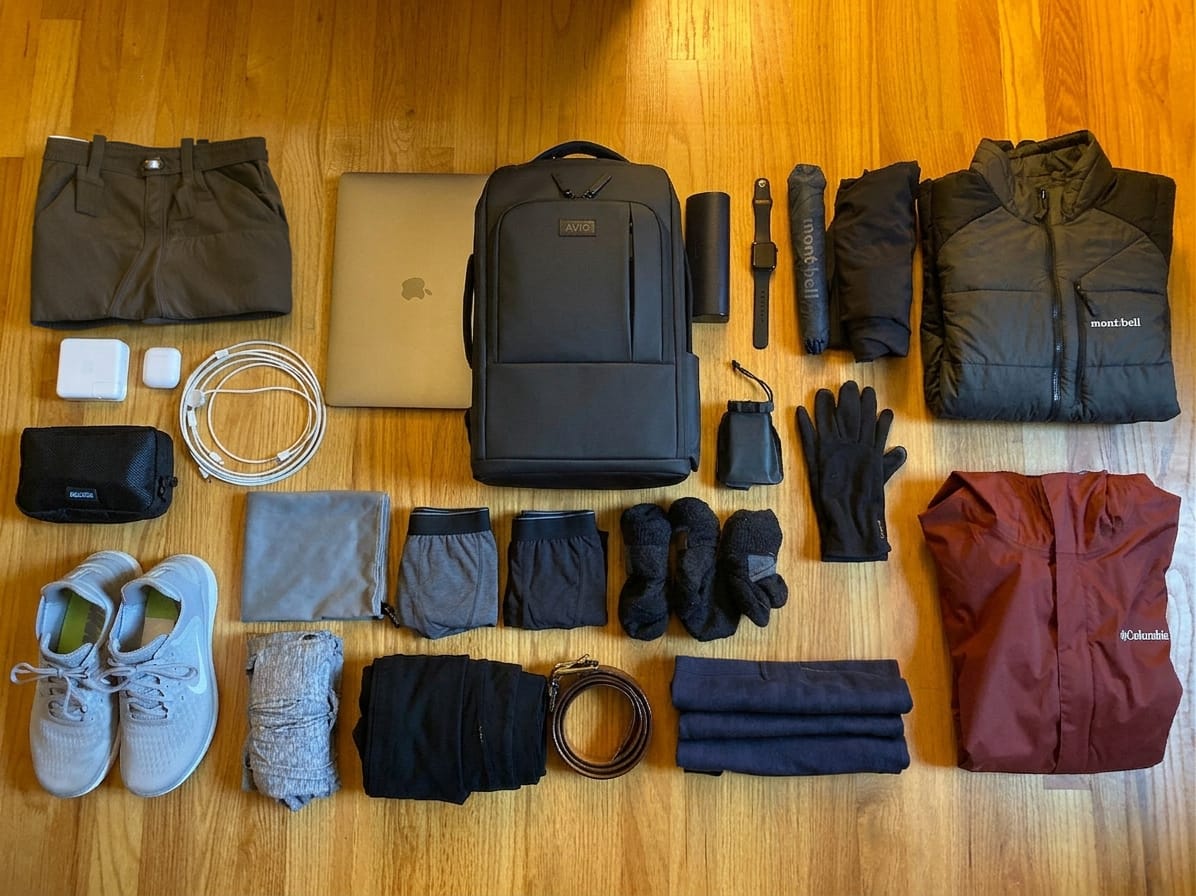 Customer photo review of AVIO Packing Cubes