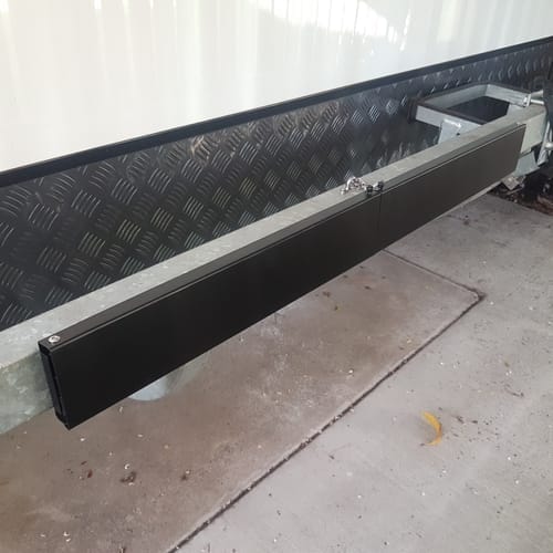 Customer photo review of RV/Caravan Mounted Drying Rack - Foldable Indoor and Outdoor