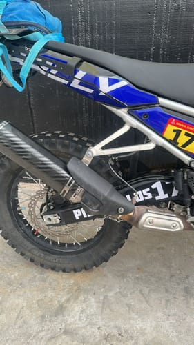 Customer photo review of Tramo Final Slip-On Voge DS800 RALLY (2025-2026) Acero Inoxidable