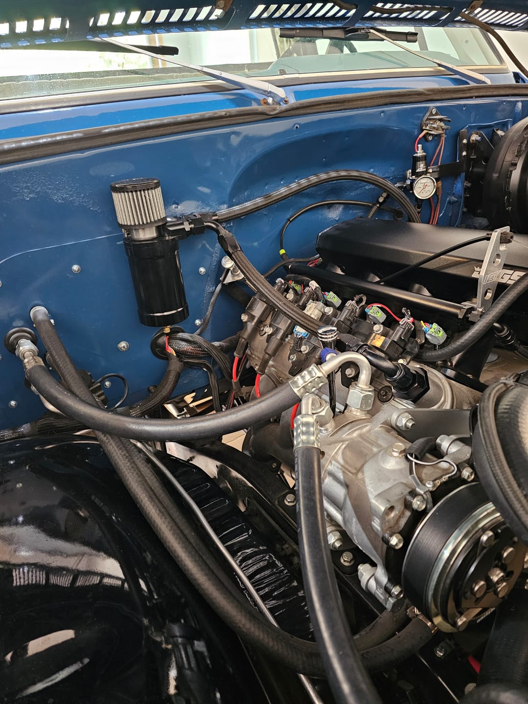 Customer photo review of Motion Raceworks Catch Can Kit for MRW Billet Valve Covers