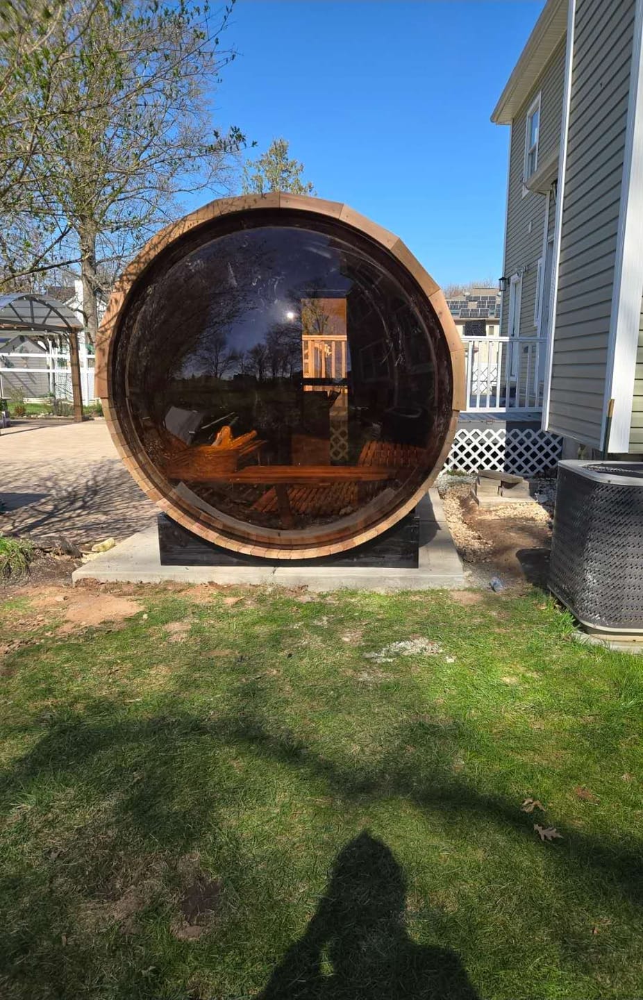 Customer photo review of SAUNAONES® Barrel Sauna Serenity Nature Air 4