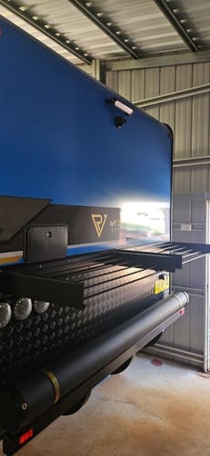 Customer photo review of RV/Caravan Mounted Drying Rack - Foldable Indoor and Outdoor