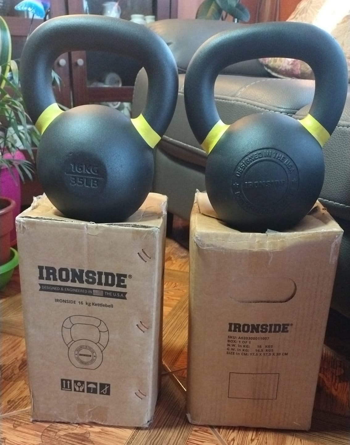 Customer photo review of Kettlebell Premium (4 a 92 kg) IRONSIDE