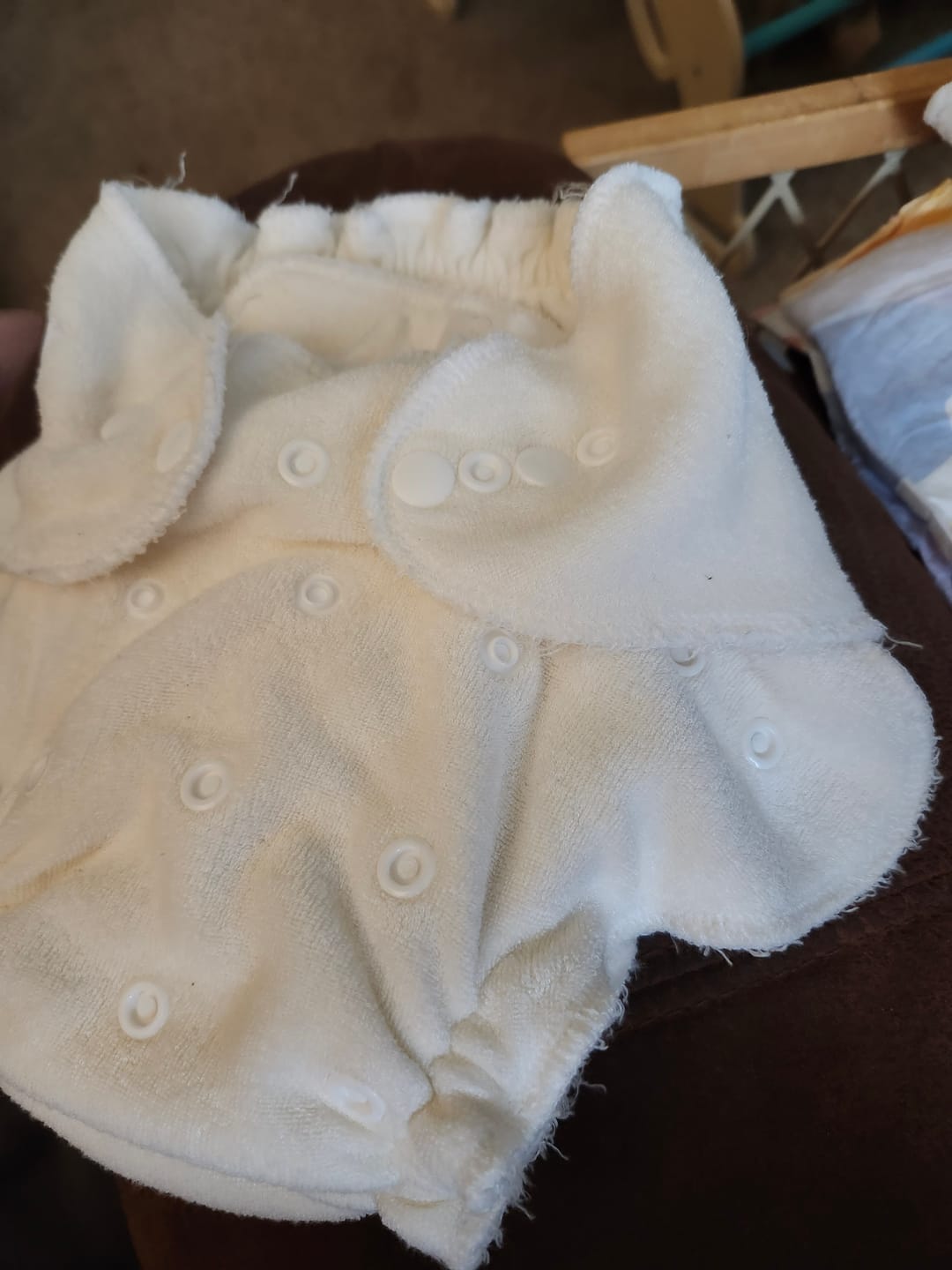 Customer photo review of Overnight Fitted Diaper