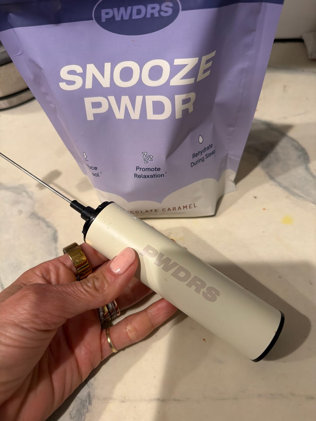 Customer photo review of PWDRS FROTHER