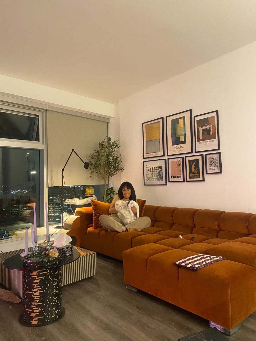 Customer photo review of low back sofa Two Piece corner Sofa with Chaise & arm rest