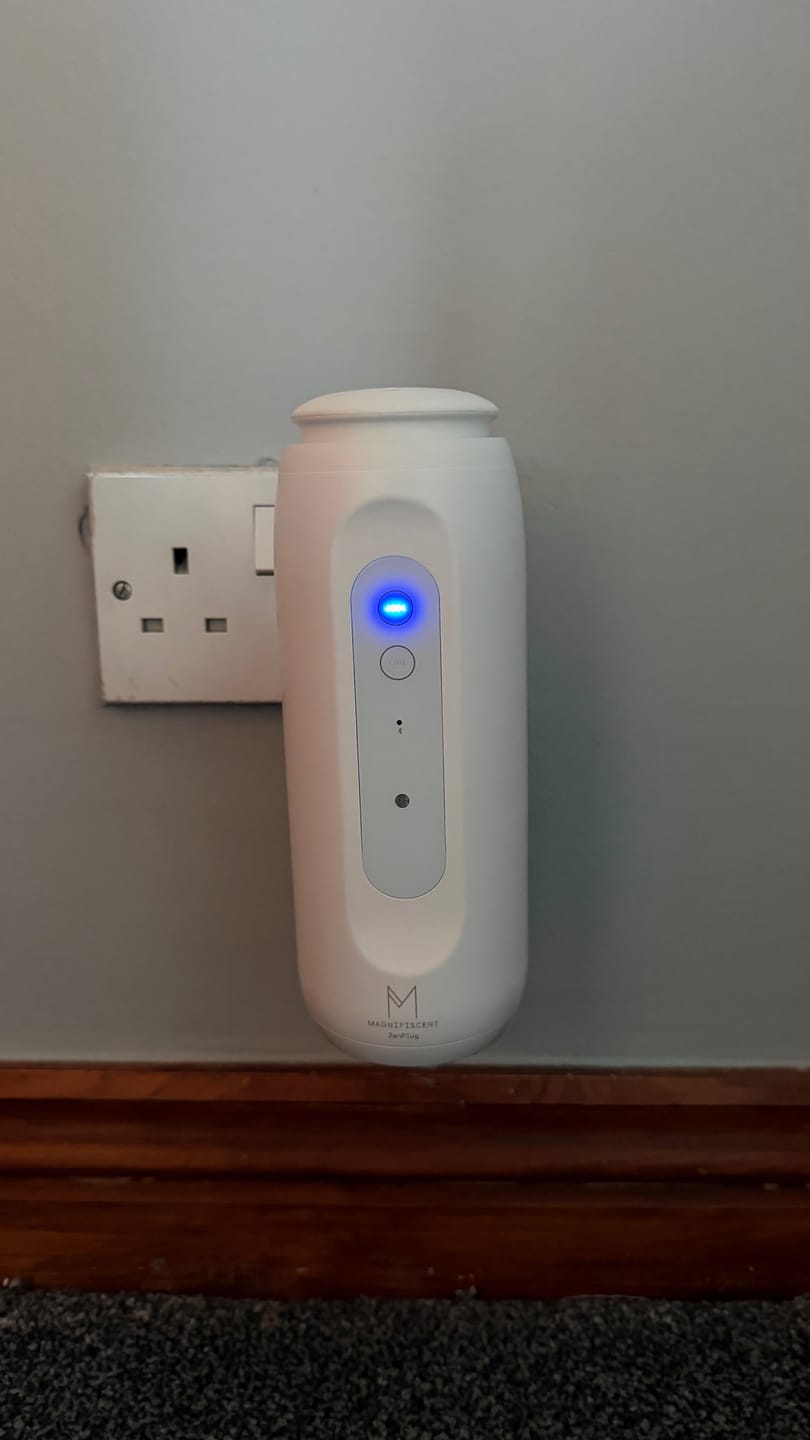 Customer photo review of ZenPlug – The Smart, Waterless Plug-In Diffuser