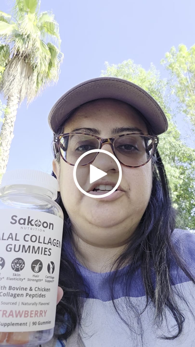 Customer video review of Collagen Peptides Gummies – Types I, II & III