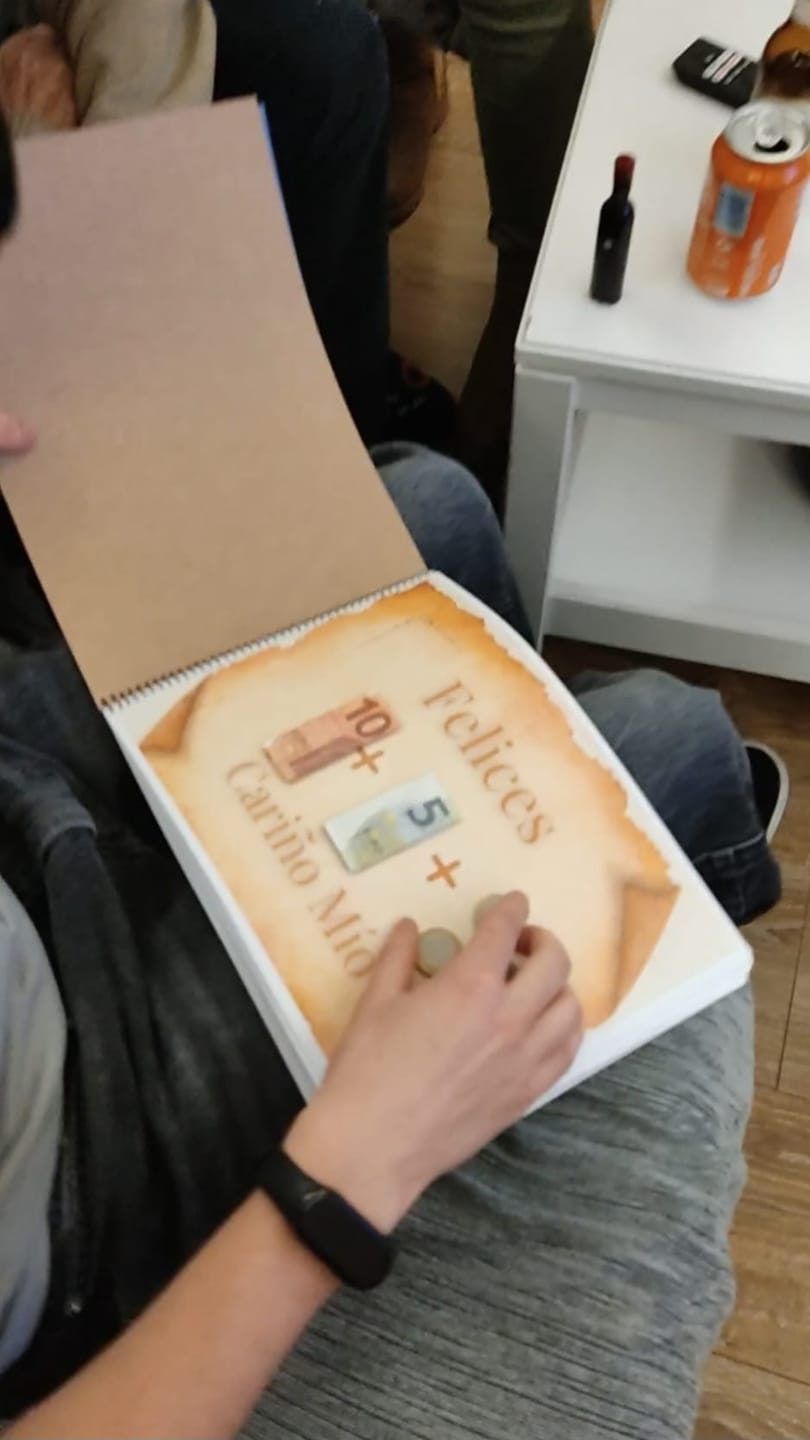 Customer photo review of Álbum imprimible "Feliz cumpleaños"