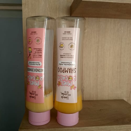 Customer photo review of SHAMPOO+ACONDICIONADOR MIEL ROSADA