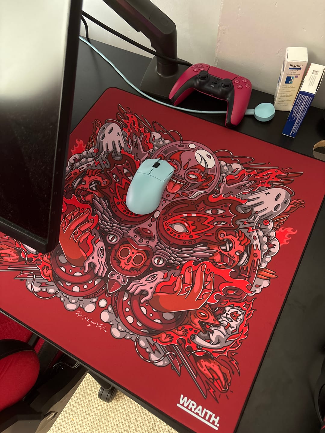 Customer photo review of Wraith Spirit of Aim Pro Mousepad