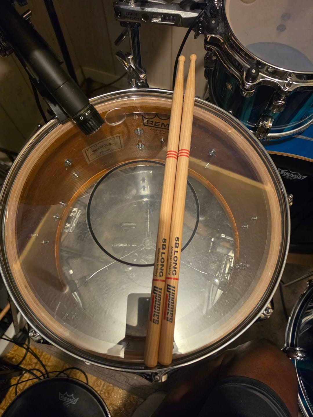 Customer photo review of American Hickory 5B Long Drumsticks