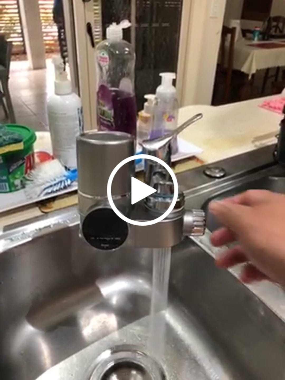 Customer video review of InFlow Tap Filter