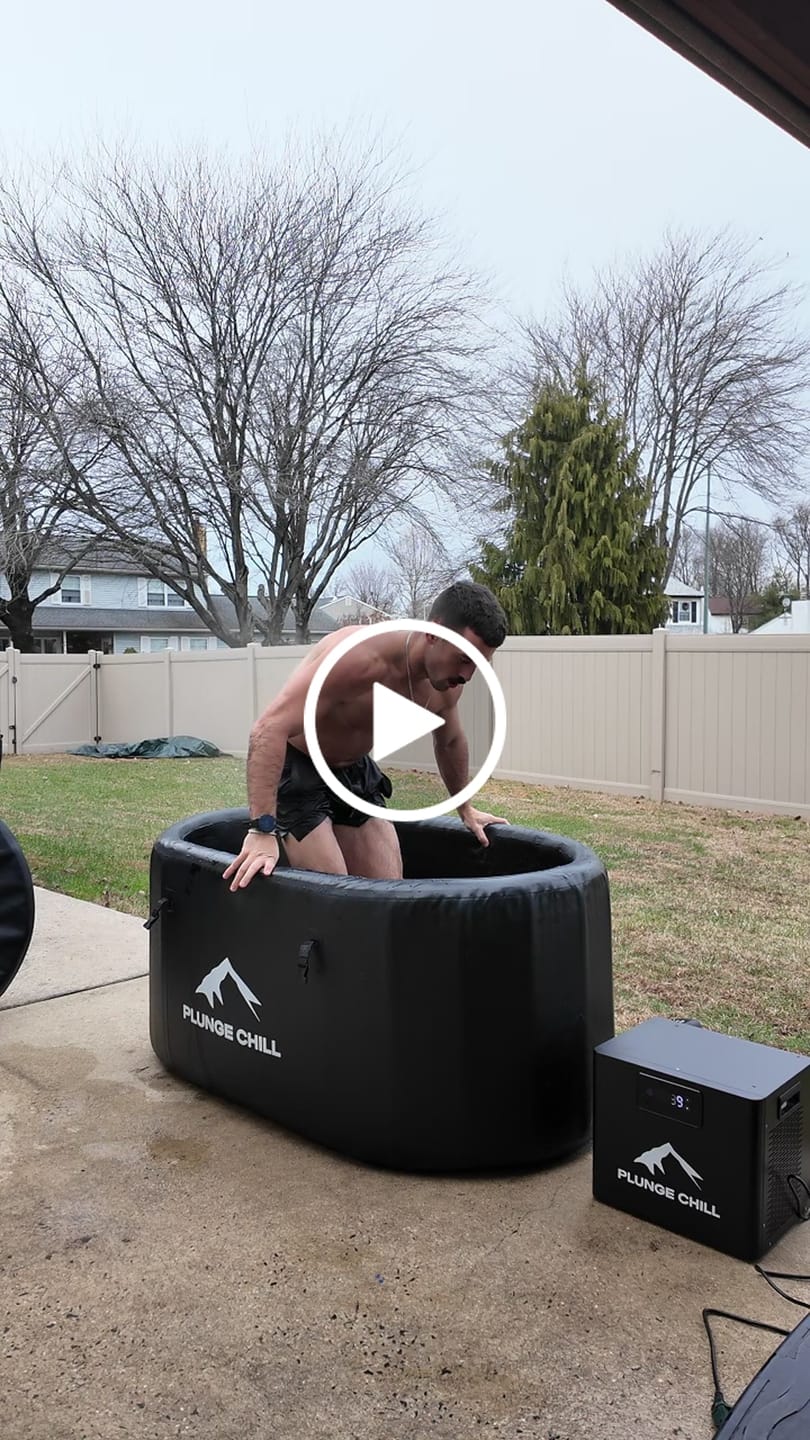 Customer video review of Cold Plunge Chiller + Pro Tub