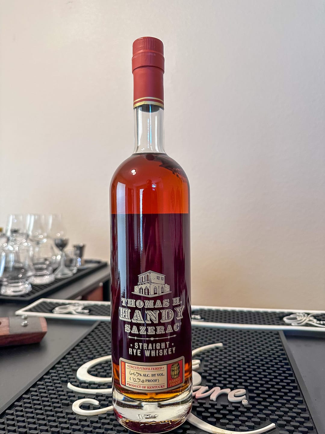 Customer photo review of Thomas H. Handy Sazerac Straight Rye Whiskey (750ml)