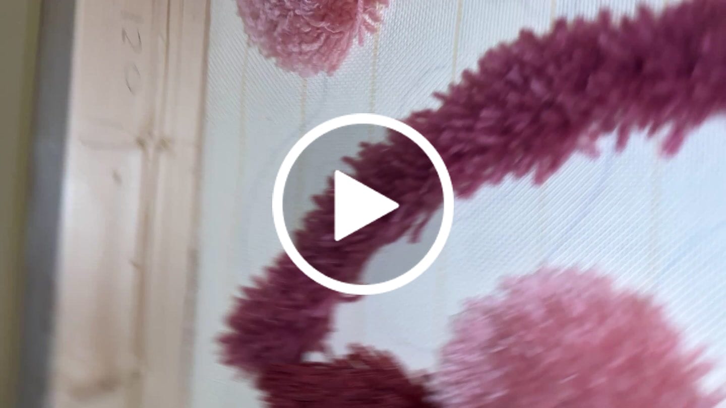 Customer video review of The Daddy Long Legs — High Pile Shaggy Tufting Machine