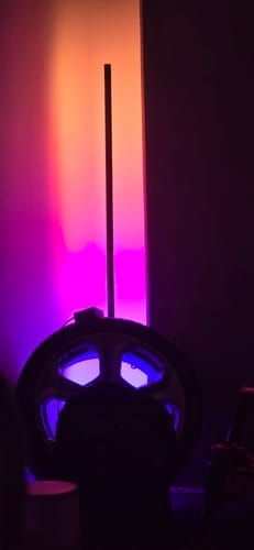 Customer photo review of LITE TOWER - MODERN STYLED LED CORNER LAMP