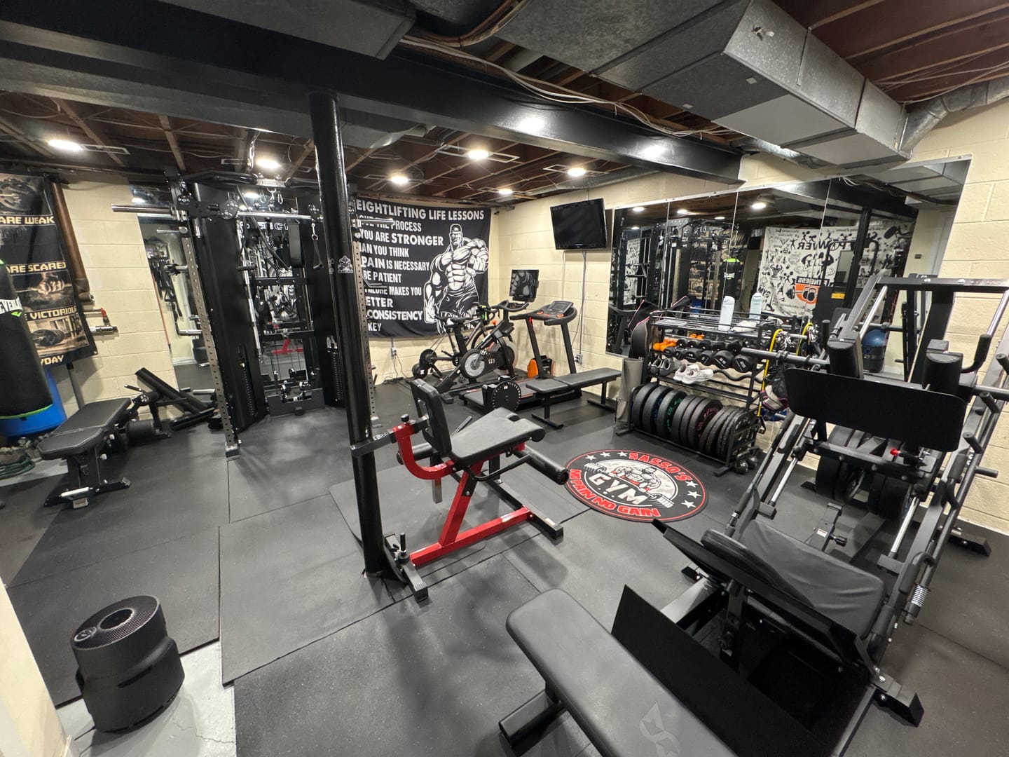 Customer photo review of Grim Reaper Deadlift Gym Custom Gym Flag Banner 11318