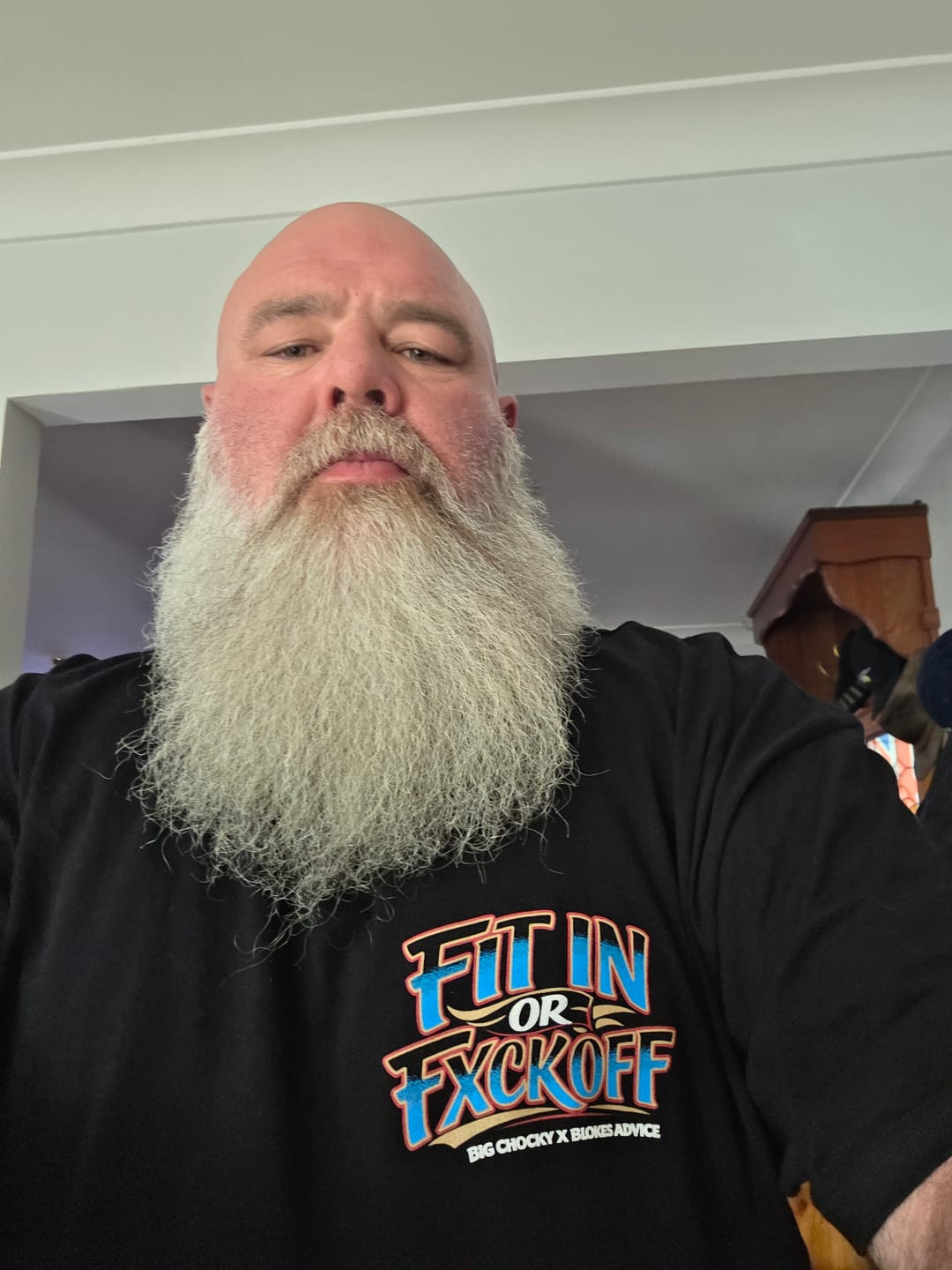 Customer photo review of Big Chocky | Fit In Tee
