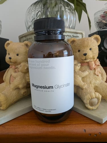 Customer photo review of Magnesium Glycinate (Pure & Unbuffered) - 110 Capsules