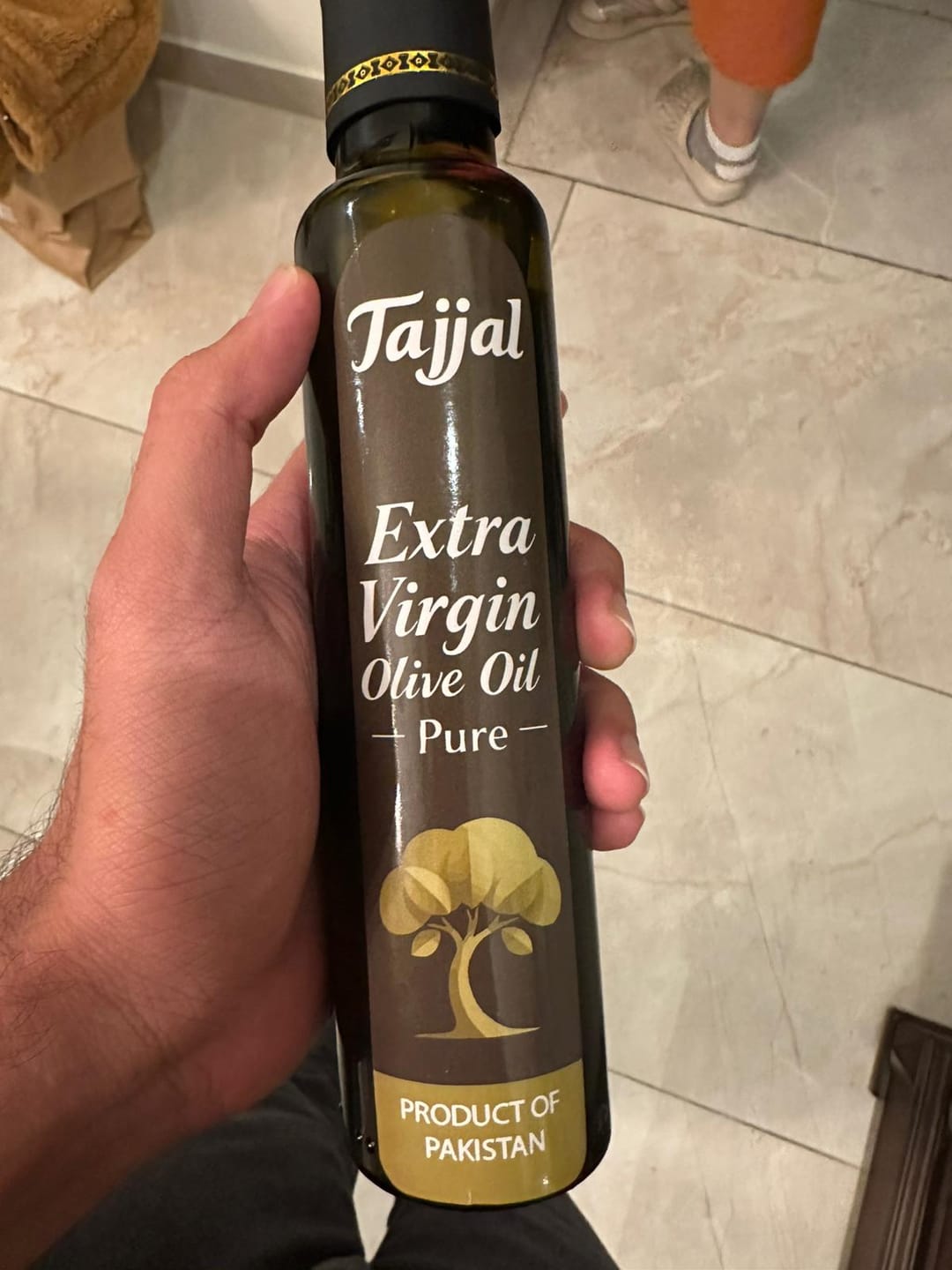 Customer photo review of Organic Extra Virgin Olive Oil - Glass Packing