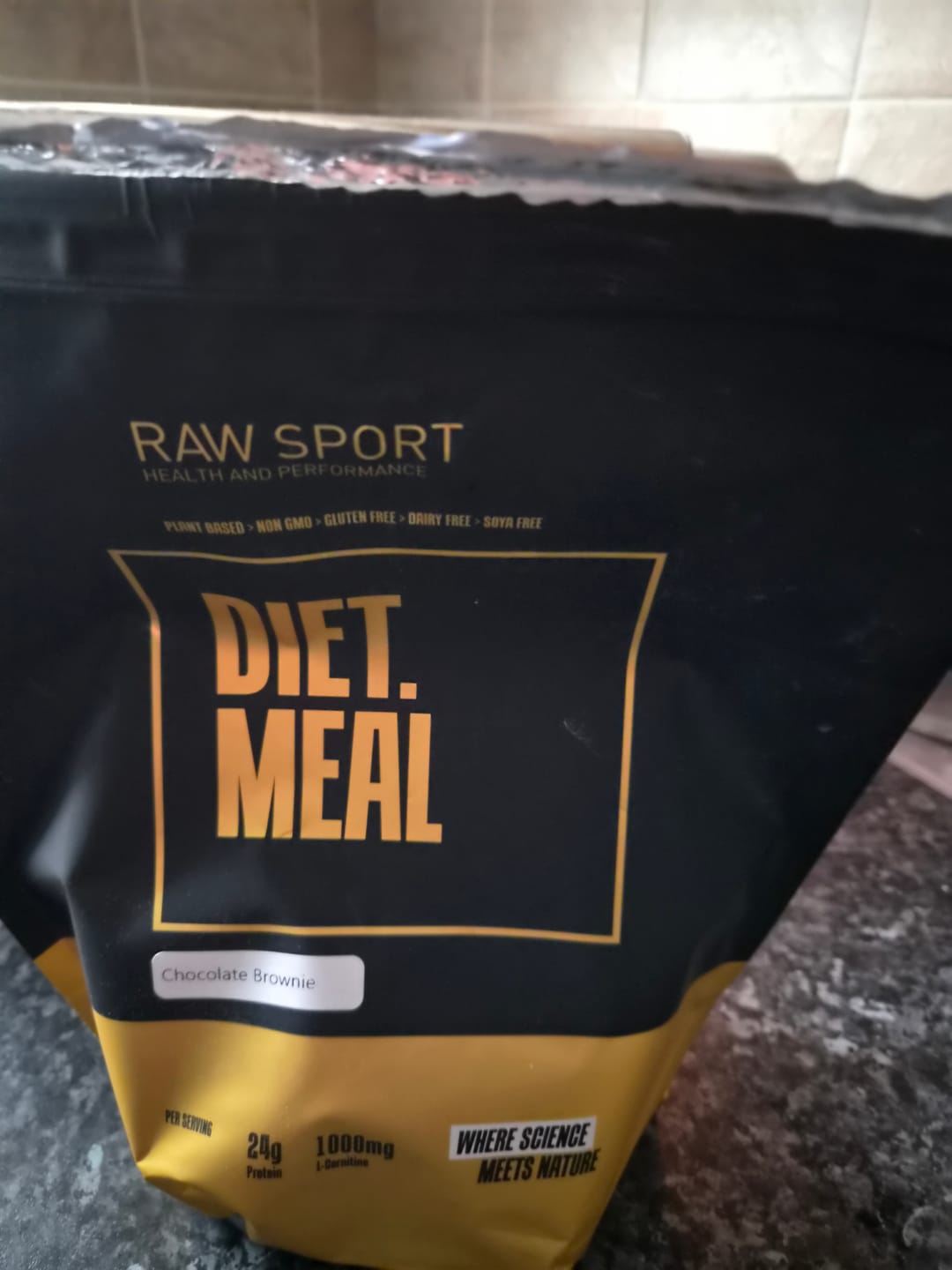 Customer photo review of Diet Meal Protein (1KG) Powder