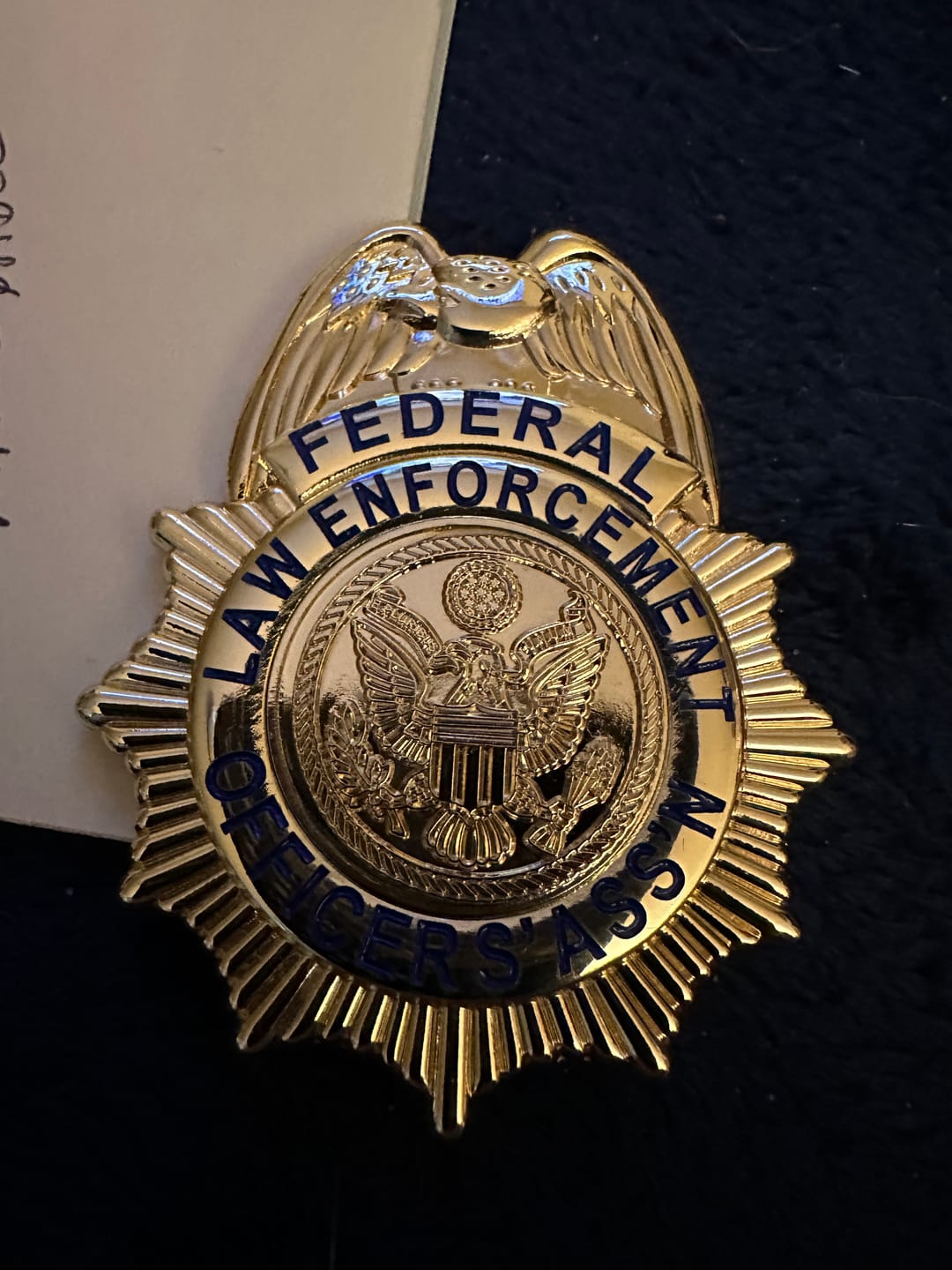 Customer photo review of Customizable Badge MA32