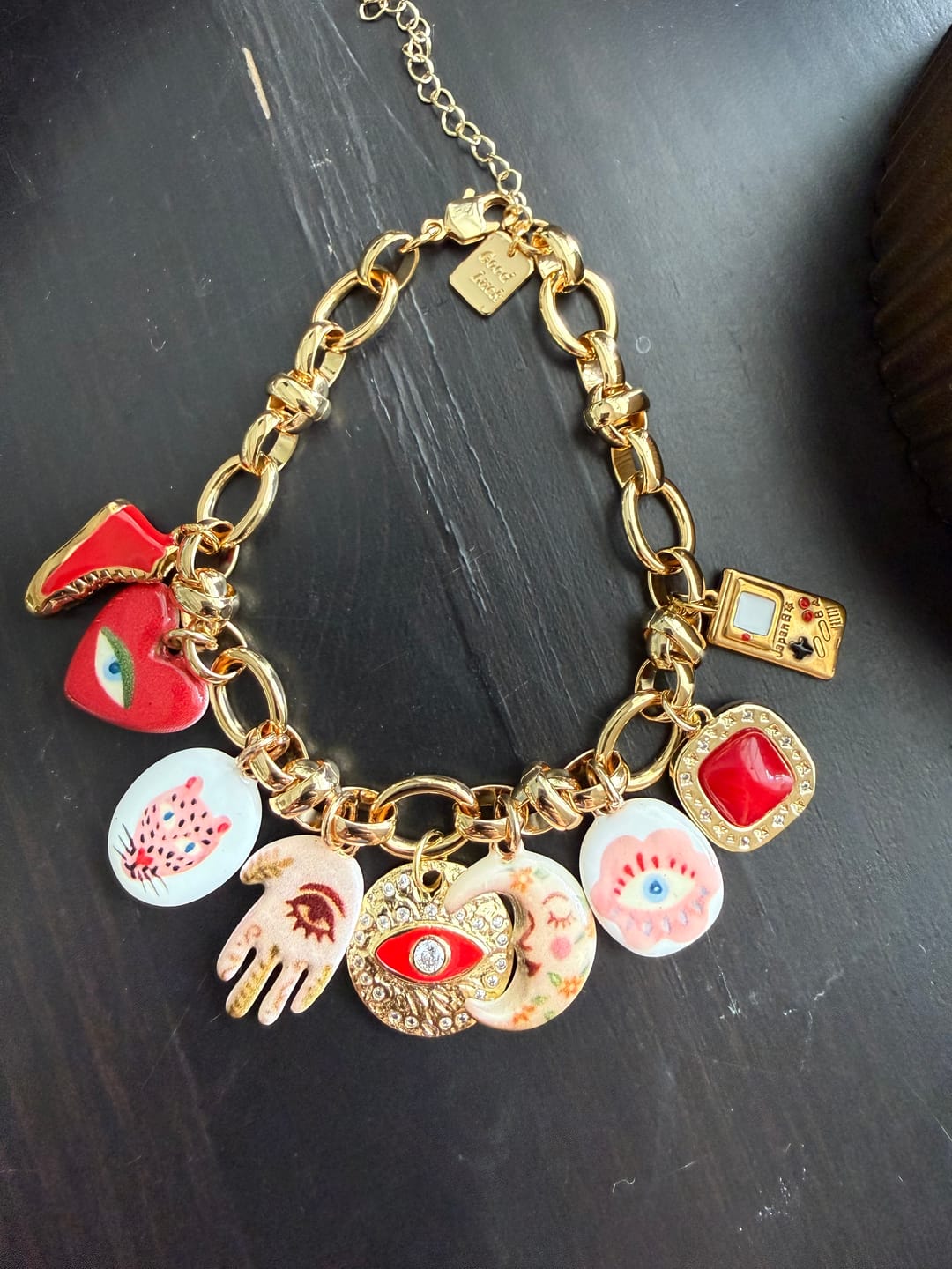 Customer photo review of 7 CHARM Bracelet Bundle-Pick Your Charms TT LIVE (Bracelet or Clips)