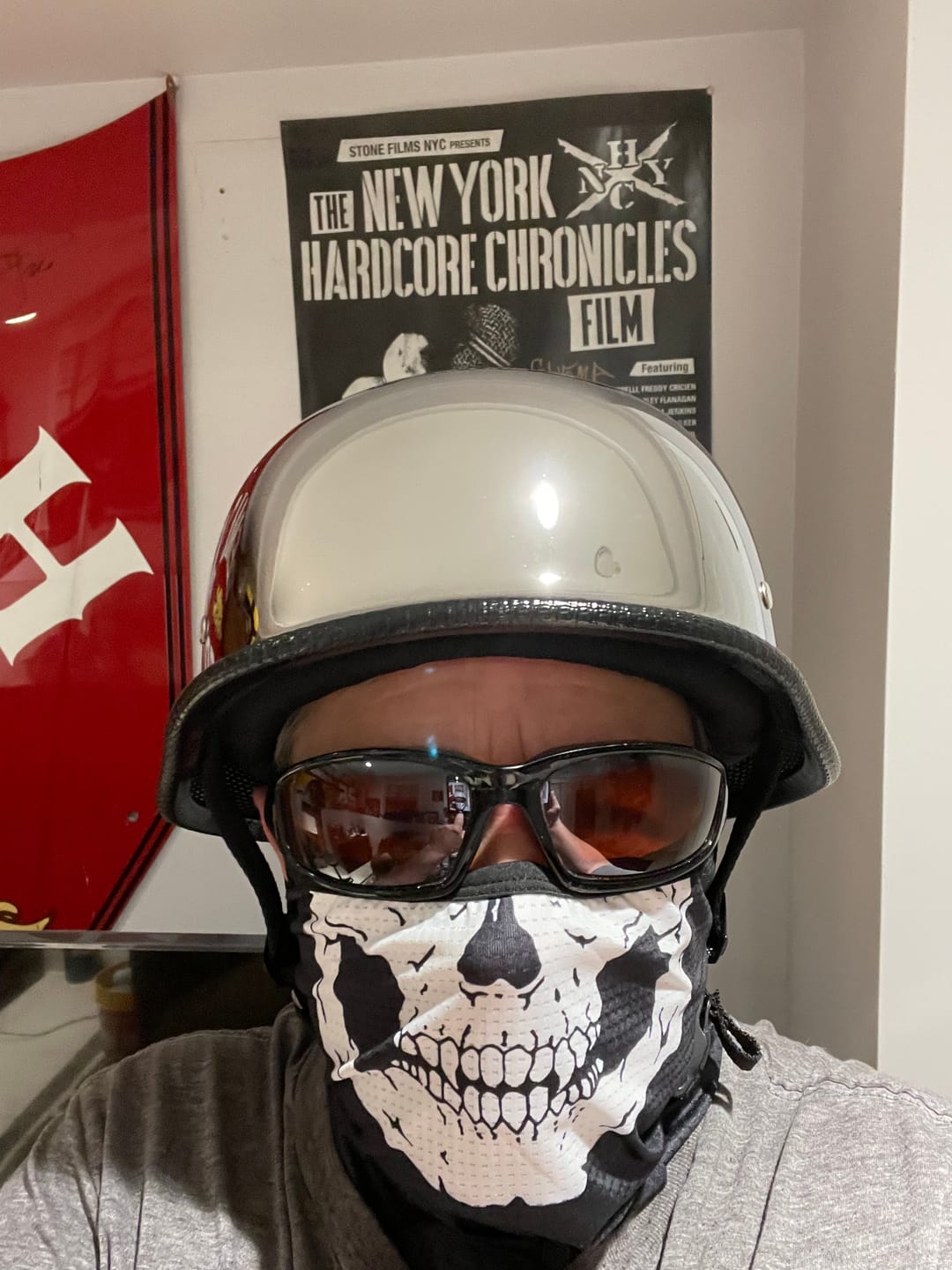 Customer photo review of Durable Polarized Riding Goggles - 4 Lens Kit