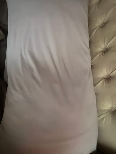 Customer photo review of Mellow Cooling Pillowcases (2-Pack)