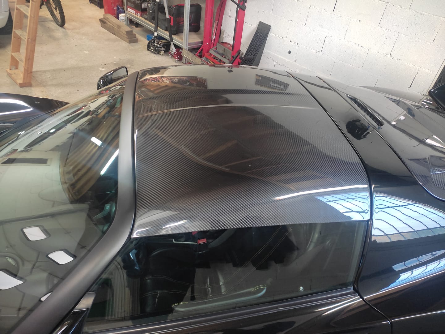 Customer photo review of Lotus Exige V Weave Carbon Fibre Double Side Hardtop